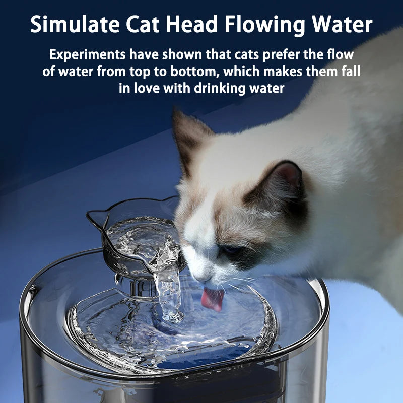 Automatic Cat & Dog Water Fountain NZ | USB Electric Pump with Recirculating Filters – PawNest