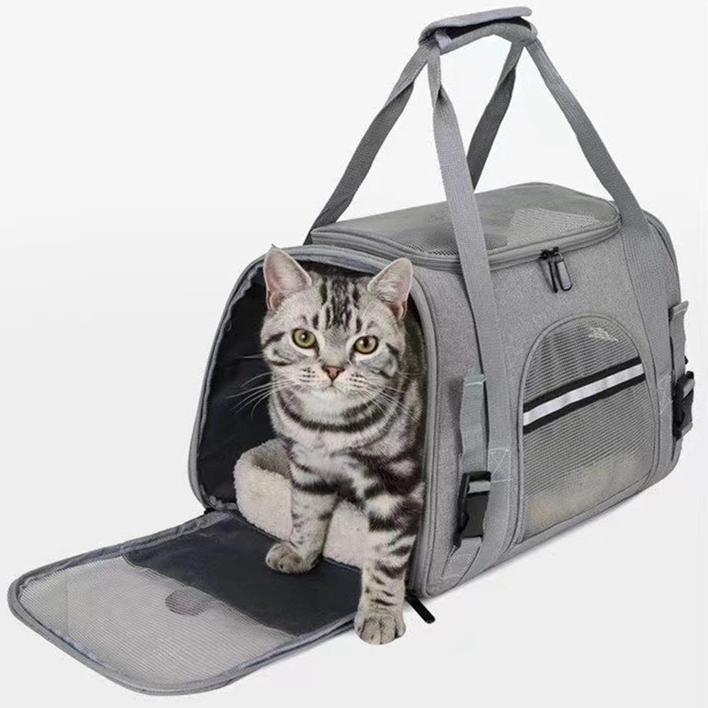 Airline-Approved Pet Carrier Bag NZ | Breathable Travel Bag for Cats & Small Dogs – PawNest