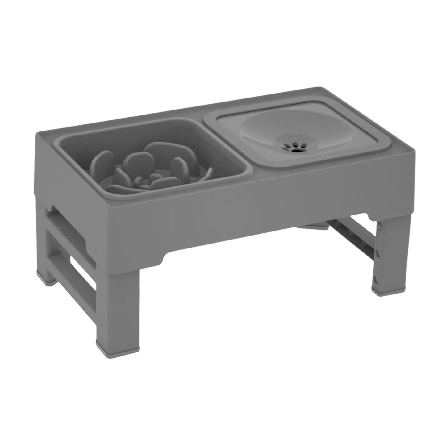 Adjustable Dog & Cat Feeding Bowl with Stand NZ | Elevated Water & Food Bowl for Small Pets – PawNest