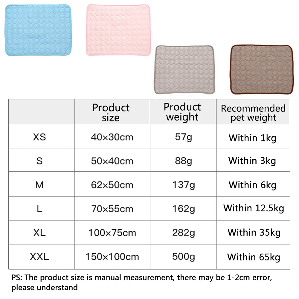 Reusable Dog Cooling Mat NZ | Waterproof Ice Pad for Small & Large Pets – PawNest