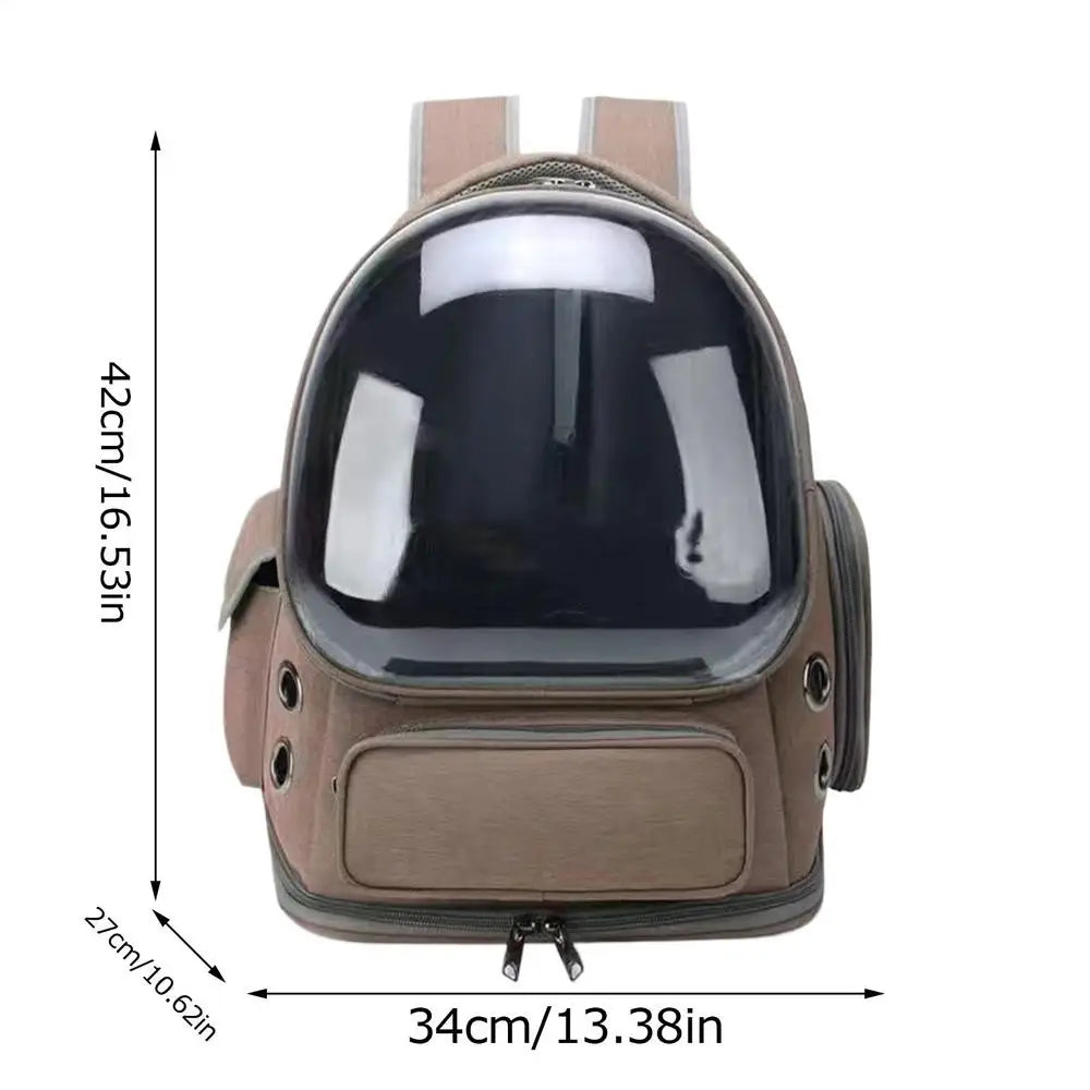 Cat Backpack Carrier NZ | Breathable Space Capsule Travel Bag for Cats – PawNest