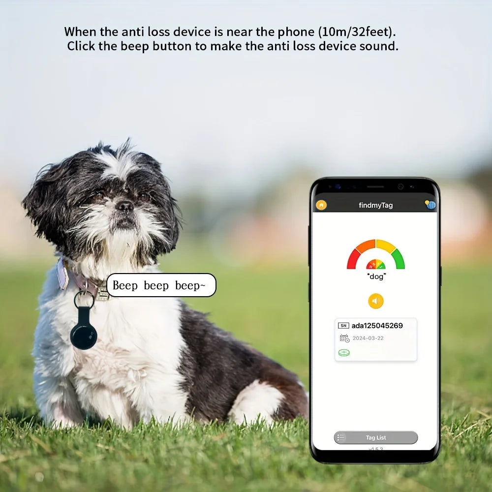 2024 Mini Smart GPS Tracker NZ | Global Bluetooth Finder for Pets, Keys, Cars & Bikes – iOS & Android – PawNest