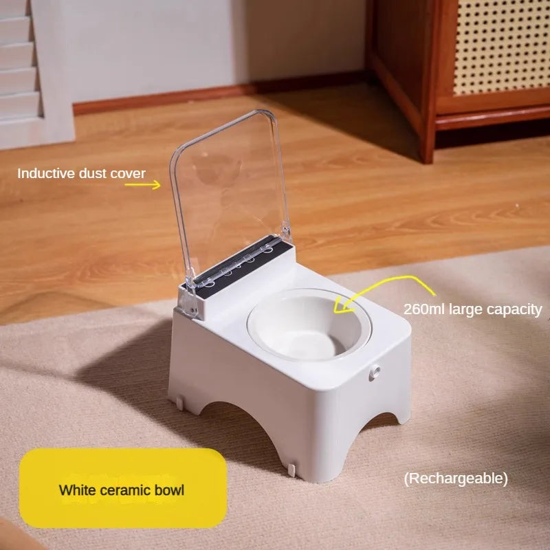 Smart Cat Bowl Feeder NZ | Infrared Sensor Auto-Open Pet Food Dispenser – PawNest