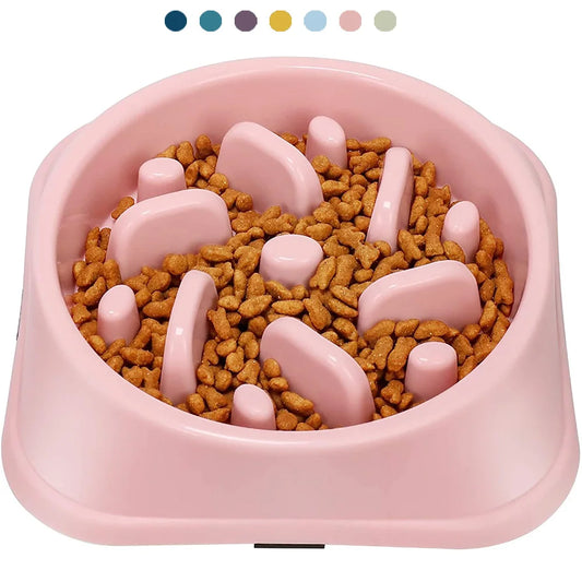 Non-Slip Slow Feeder Dog Bowl NZ | Puzzle Anti-Gulping Food Dish for Medium Dogs – PawNestedium Small Dogs Puppy