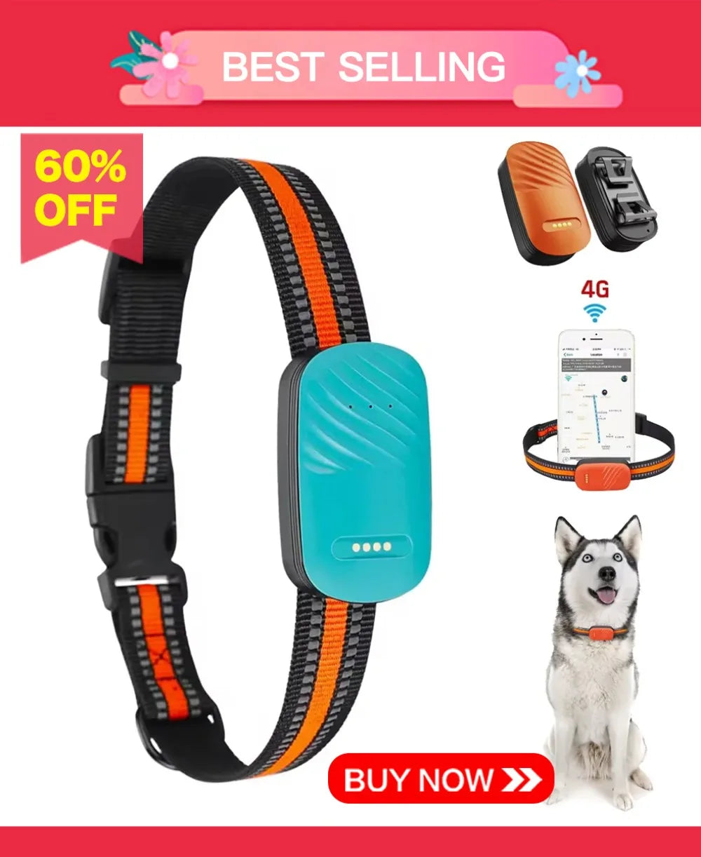 4G Mini GPS Pet Tracker NZ | Waterproof Real-Time Locator with LED & Two-Way Voice for Cats & Dogs – PawNest