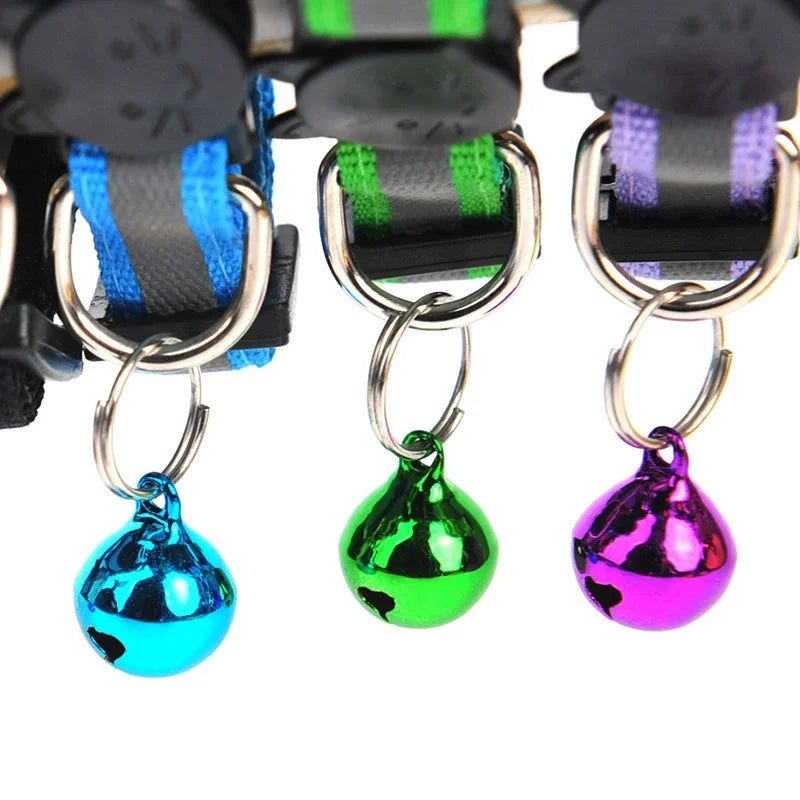 Reflective Cat Collar with Bell – Adjustable Pet Collar NZ | PawNest