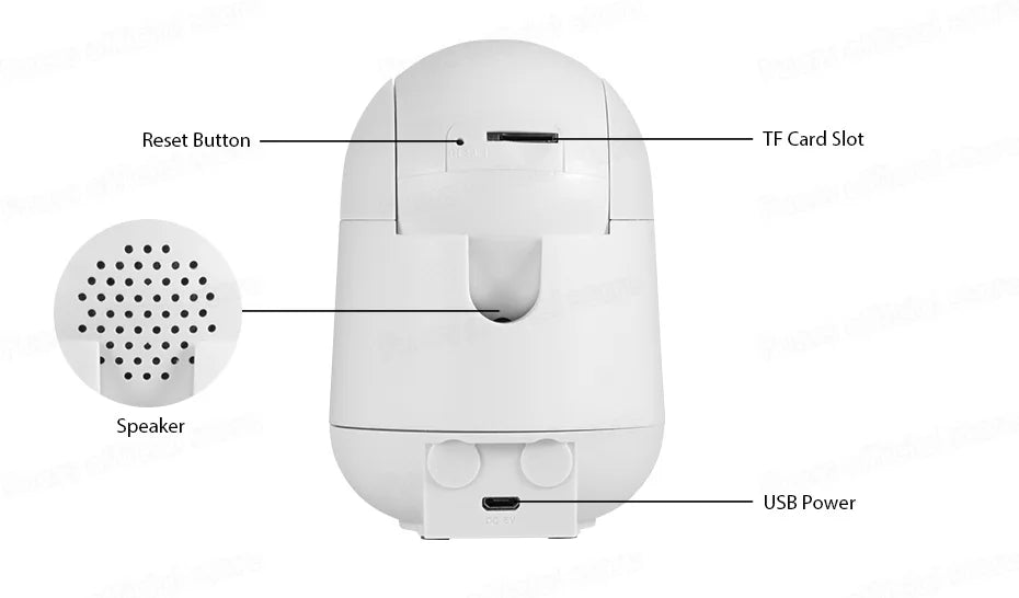 Tuya Smart Pet Camera 4K 8MP – WiFi, Night Vision, AI Alerts