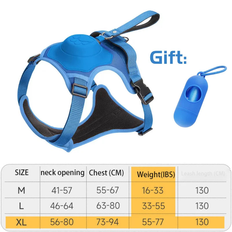 Breathable Explosion-Proof Dog Harness NZ | Adjustable Vest for Medium & Large Dogs Outdoor Training – PawNest