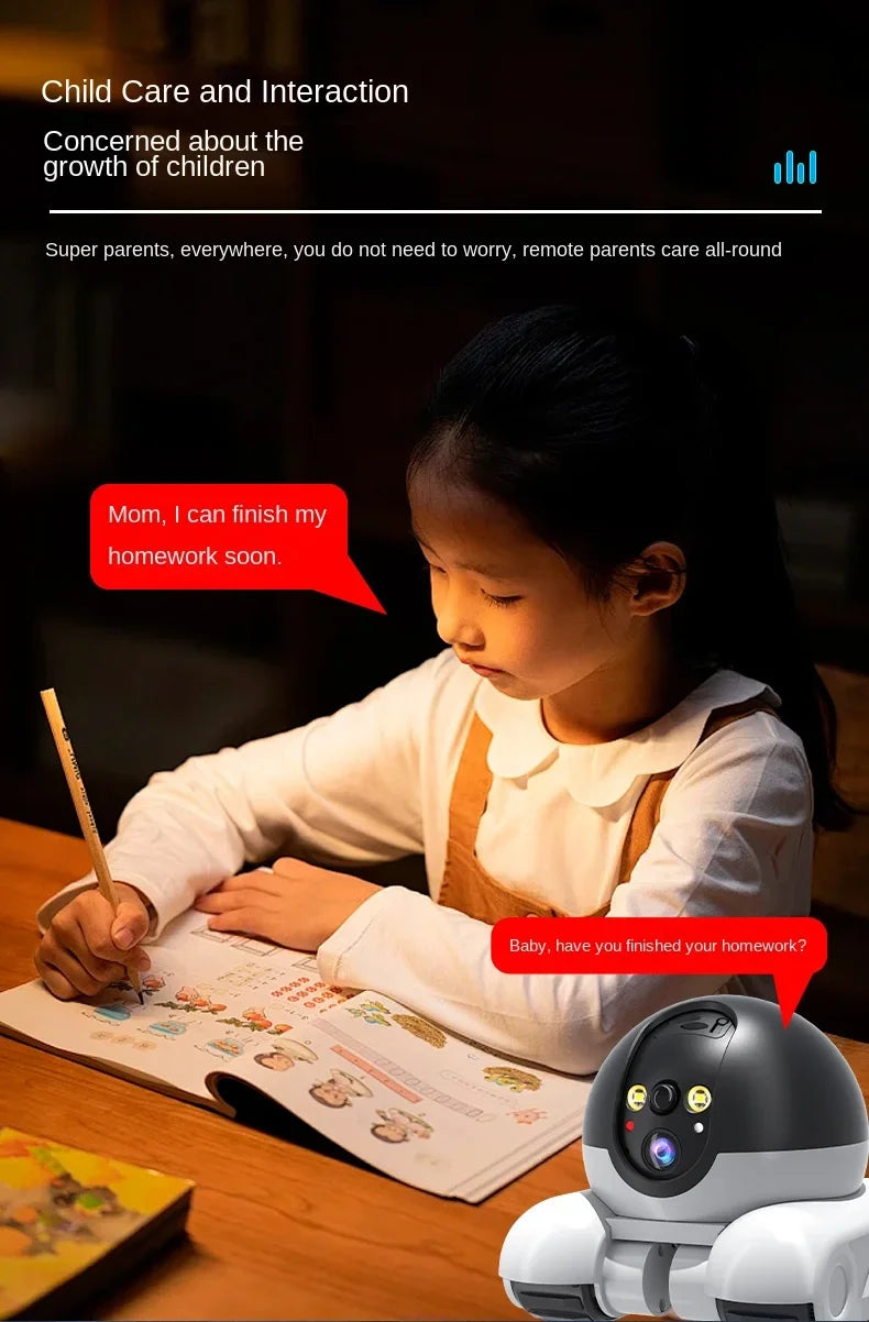 4K WiFi Pet & Baby Camera – 4MP IP CCTV, 2-Way Audio, Night Vision