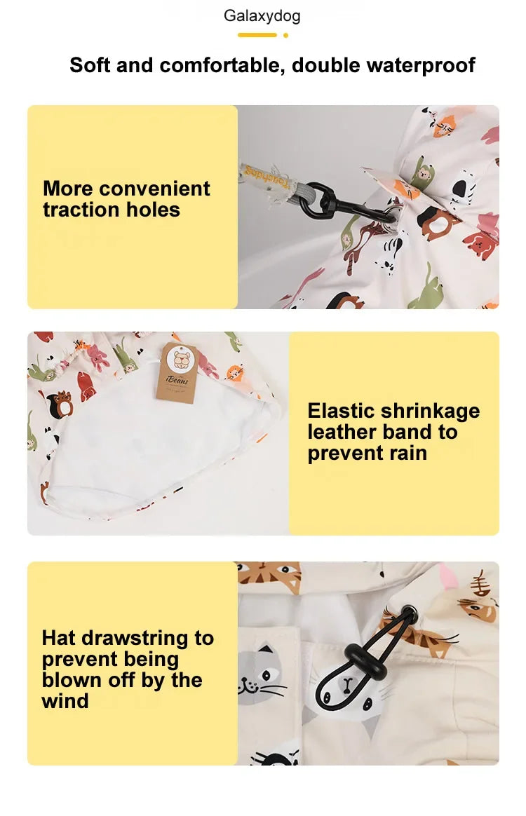 Waterproof Dog Raincoat NZ | Pug, French Bulldog, Poodle & Corgi Rain Jacket – PawNest