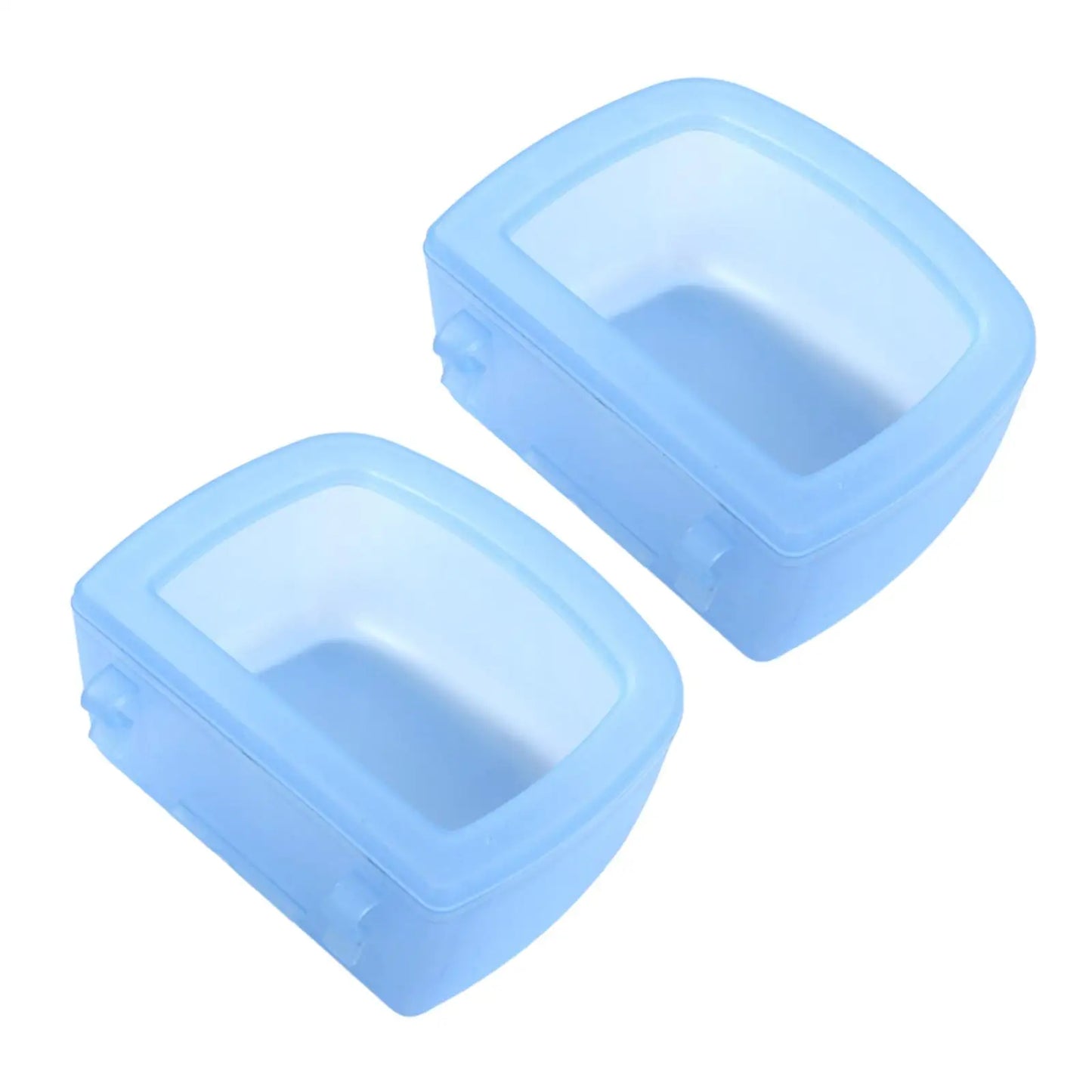 2 Pieces Pet Kennel Cage Bowls NZ | Water & Food Bowls for Wire Cages & Crates – Durable Pet Carrier Accessories
