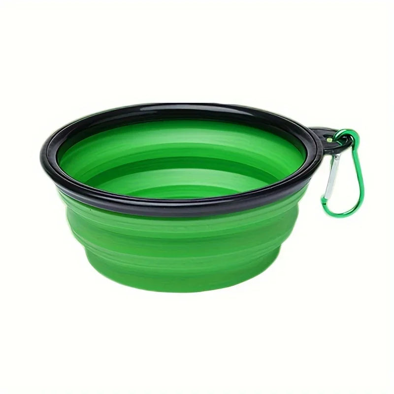 350ml Collapsible Silicone Pet Bowl – Portable Travel Dog Bowl