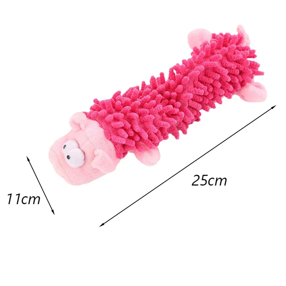 Animal-Shaped Plush Squeaky Dog Toys NZ | Chew & Play Toys for Small Dogs & Cats – PawNest