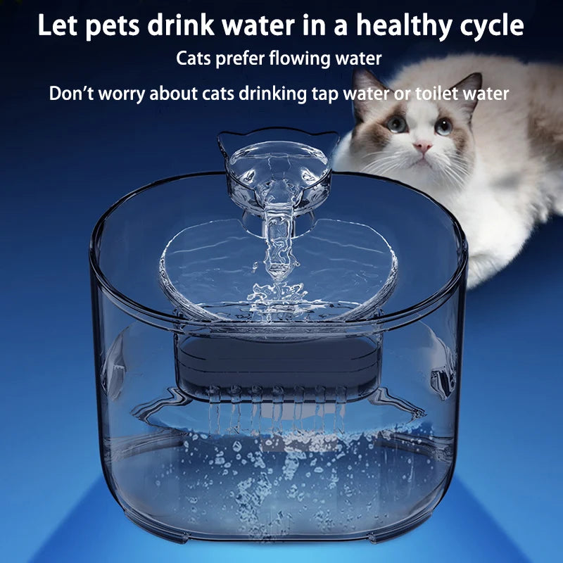 Automatic Cat & Dog Water Fountain NZ | USB Electric Pump with Recirculating Filters – PawNest