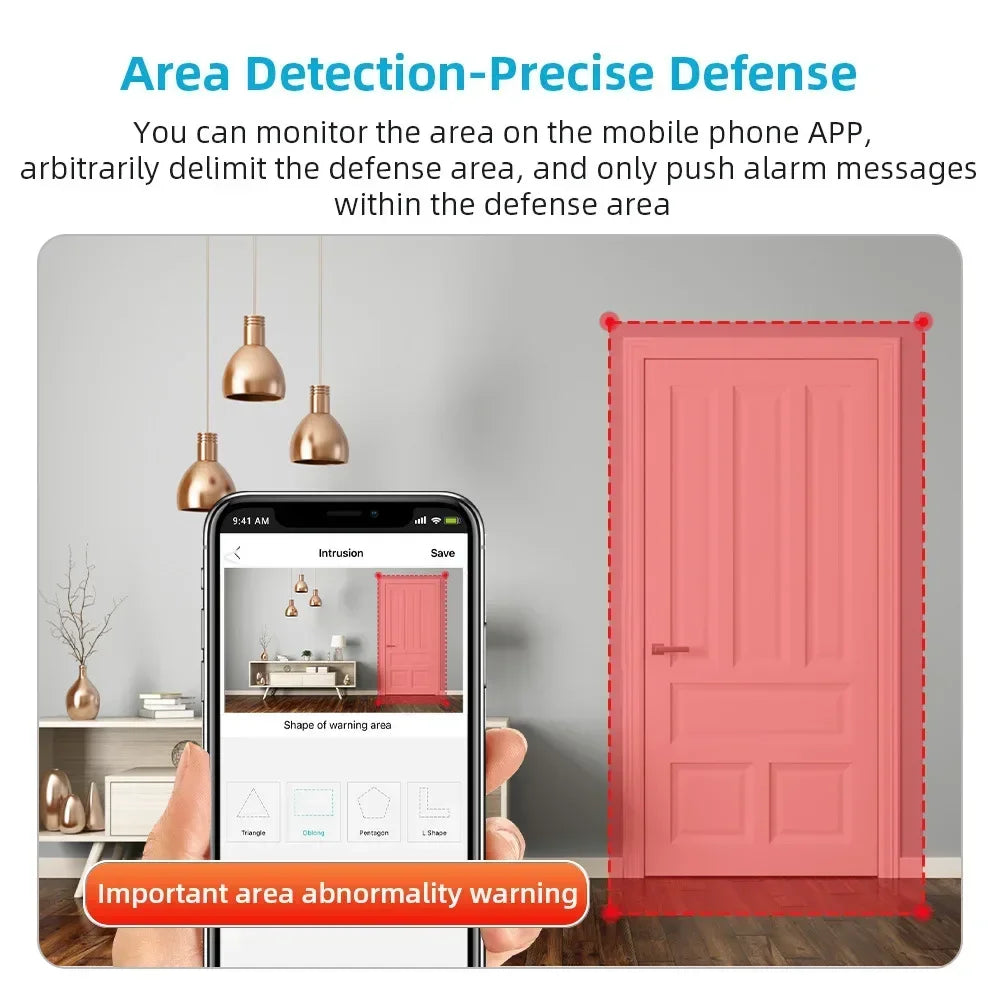 PEGATAH 4MP WiFi IP Camera – Dual Lens PTZ Baby & Pet Monitor