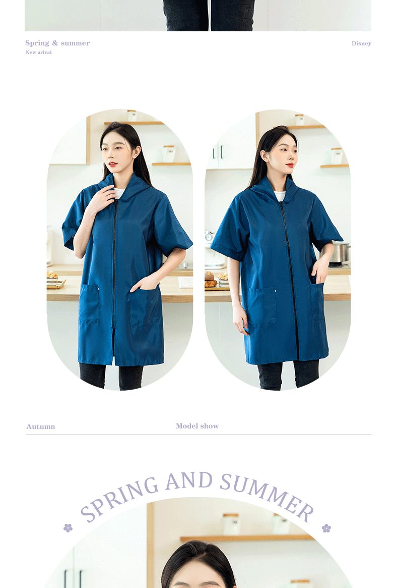 Waterproof Pet Groomer Work Clothes – Black Short Sleeve Dog Grooming Uniform | Grooming Gown Apron for Salon & Barber Shop – Y1111
