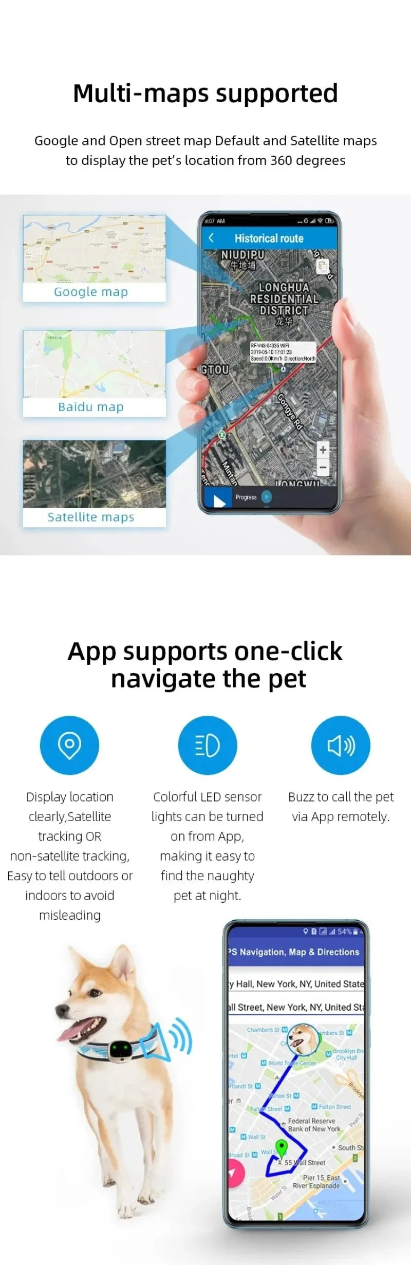 4G Mini GPS Pet Tracker NZ | Waterproof Real-Time Locator with LED & Two-Way Voice for Cats & Dogs – PawNest