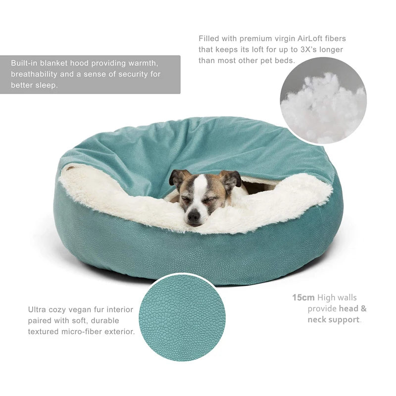 Orthopedic Dog & Cat Bed – Warm Indoor Puppy Cushion Mat
