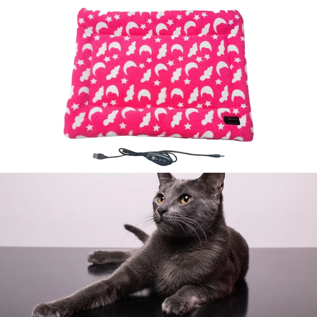 Waterproof Electric Pet Heating Pad NZ | Indoor & Outdoor Plush Warmer – PawNest