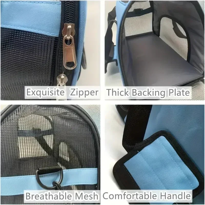 Pet Travel Carrier NZ – Portable Mesh Bag for Dogs & Cats | PawNest