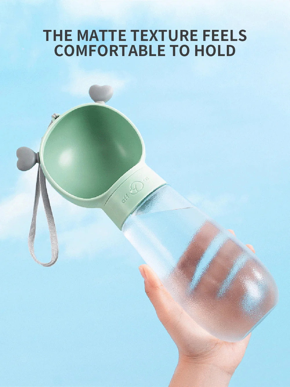Portable Dog Water Bottle Feeder – Travel Bowl for Pets