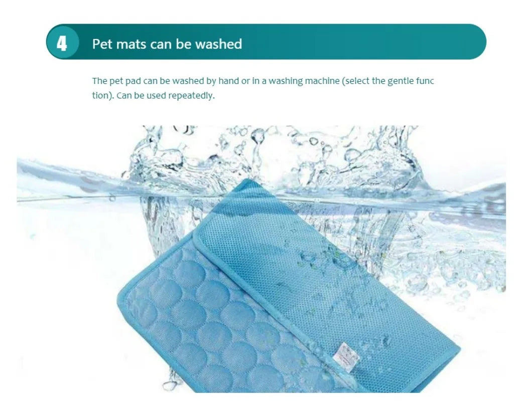 Cooling Mat for Dogs & Cats NZ | Self-Cooling Nylon Pet Pad for Small to Large Breeds – PawNest