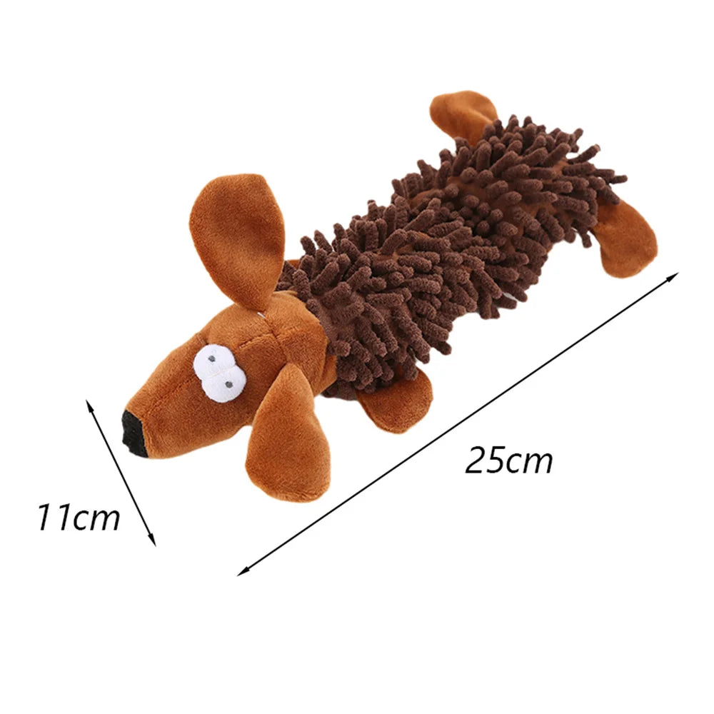 Animal-Shaped Plush Squeaky Dog Toys NZ | Chew & Play Toys for Small Dogs & Cats – PawNest