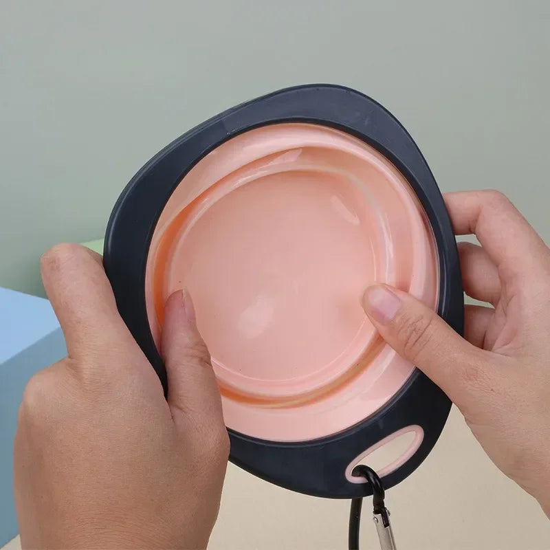 320ml Collapsible Silicone Dog Bowl – Travel Food & Water Dish