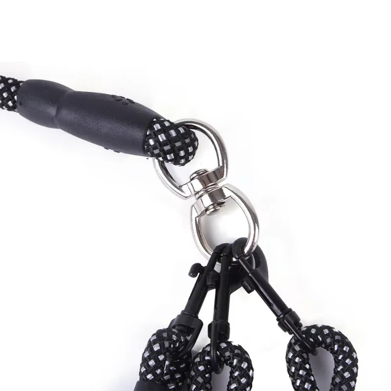 Dual Dog Leash with Harness & Collar NZ | One-to-Two Wear-Resistant Puppy Traction Set – PawNest