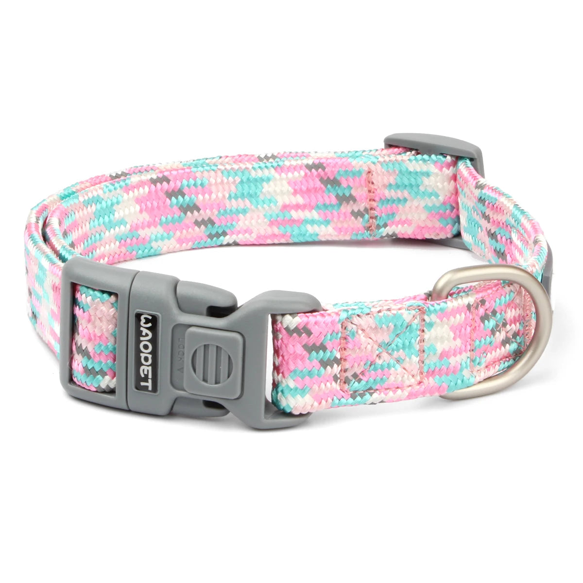 Reflective Adjustable Dog Collar – Anti-Lost Military Design