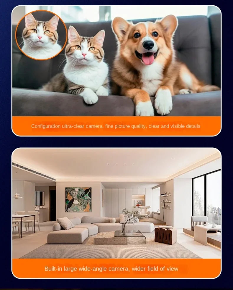 4K WiFi Pet & Baby Camera – 4MP IP CCTV, 2-Way Audio, Night Vision