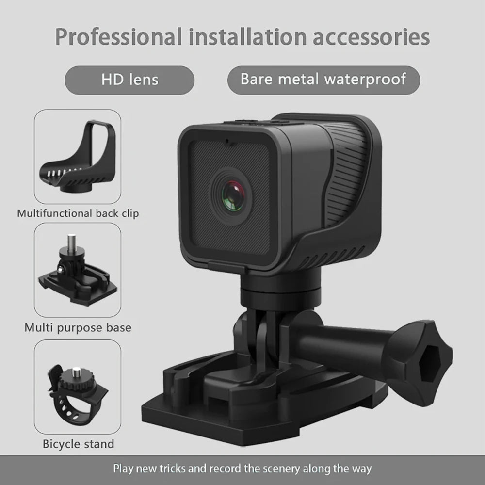 2025 Pet Camera – 1080P HD Outdoor Sports Cam with Stand