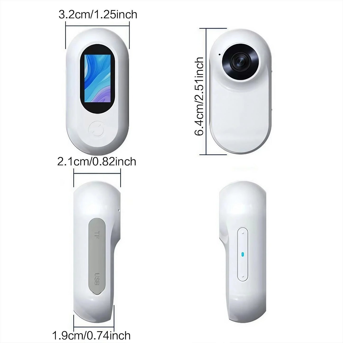 1080P HD Pet Collar Camera – Wireless Mini Cam for Dogs & Cats