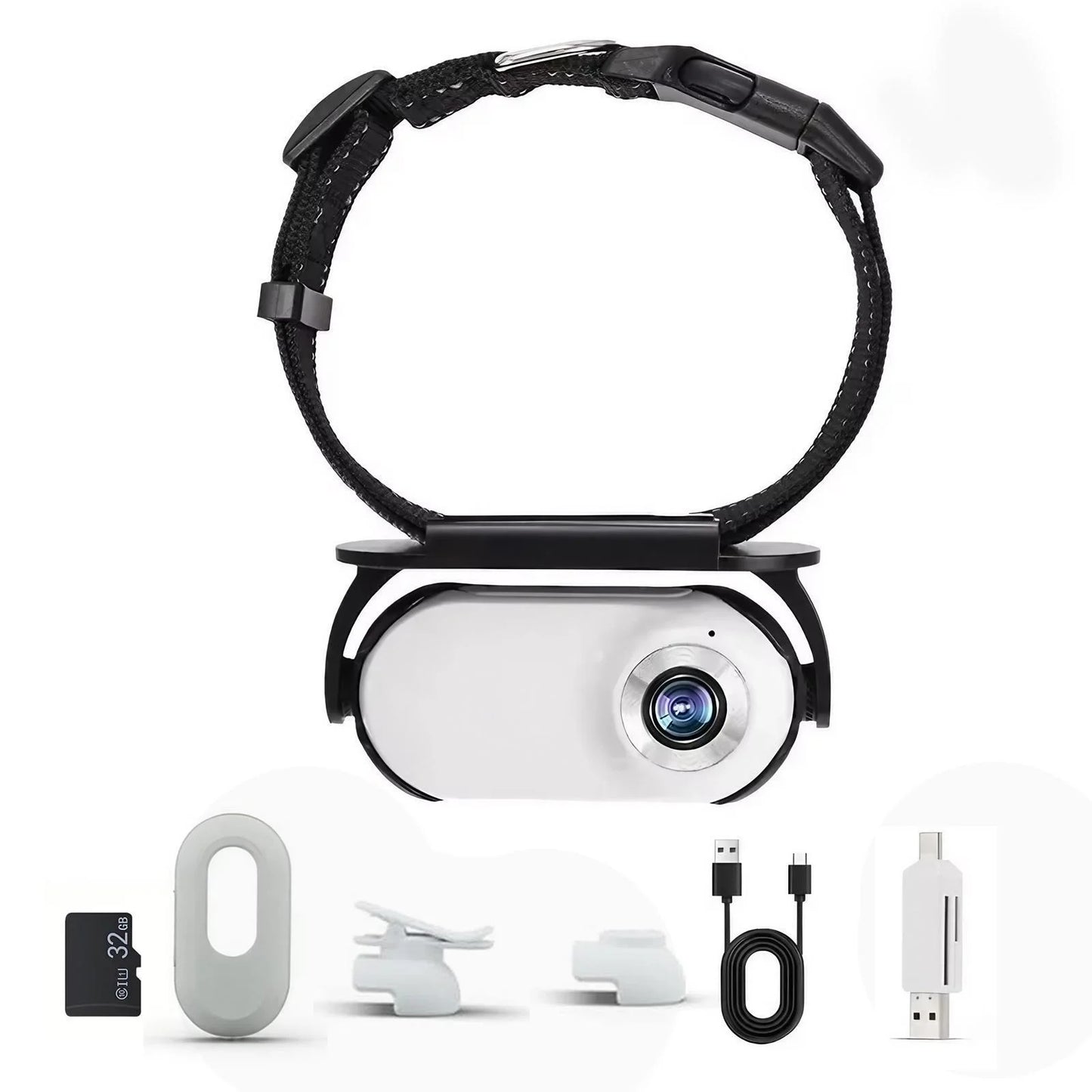 1080P HD Pet Collar Camera – Wireless Mini Cam for Dogs & Cats