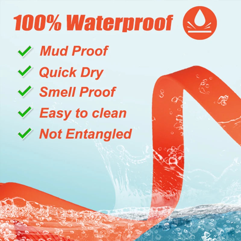 Waterproof Long Dog Leash – PVC Training Lead for Small to Large Dogs | 3m, 5m, 10m, 15m | Easy-Clean Outdoor Walking Rope