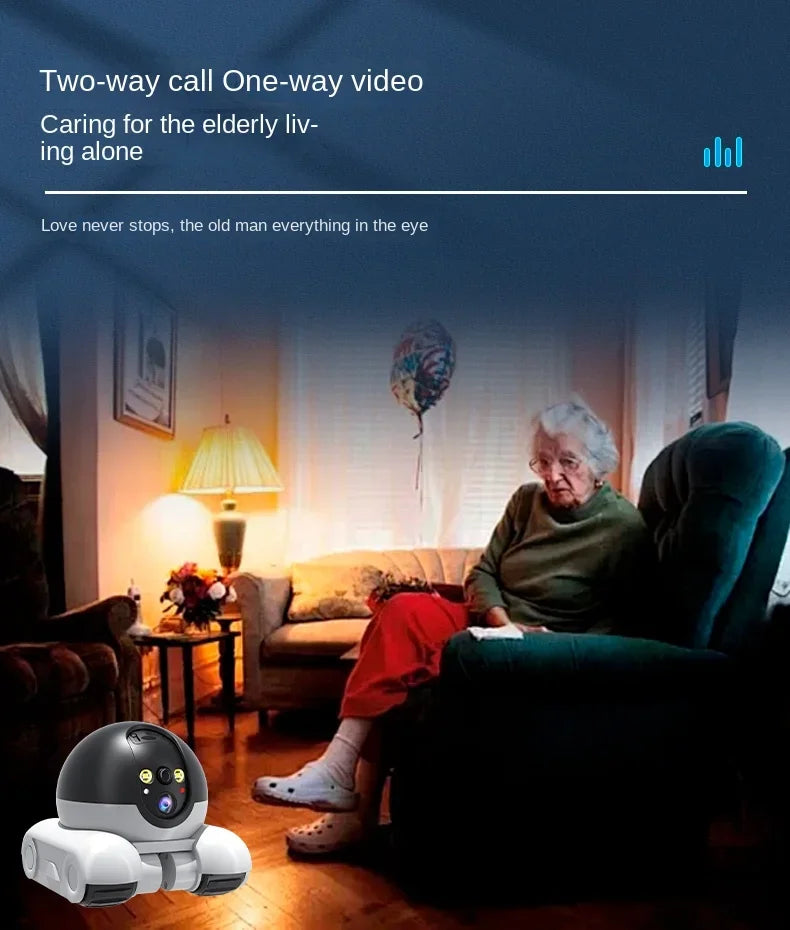 4K WiFi Pet & Baby Camera – 4MP IP CCTV, 2-Way Audio, Night Vision
