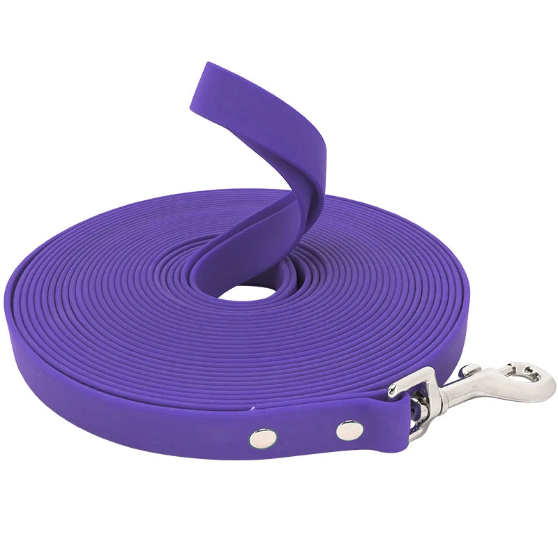 Waterproof Long Dog Leash – PVC Training Lead for Small to Large Dogs | 3m, 5m, 10m, 15m | Easy-Clean Outdoor Walking Rope
