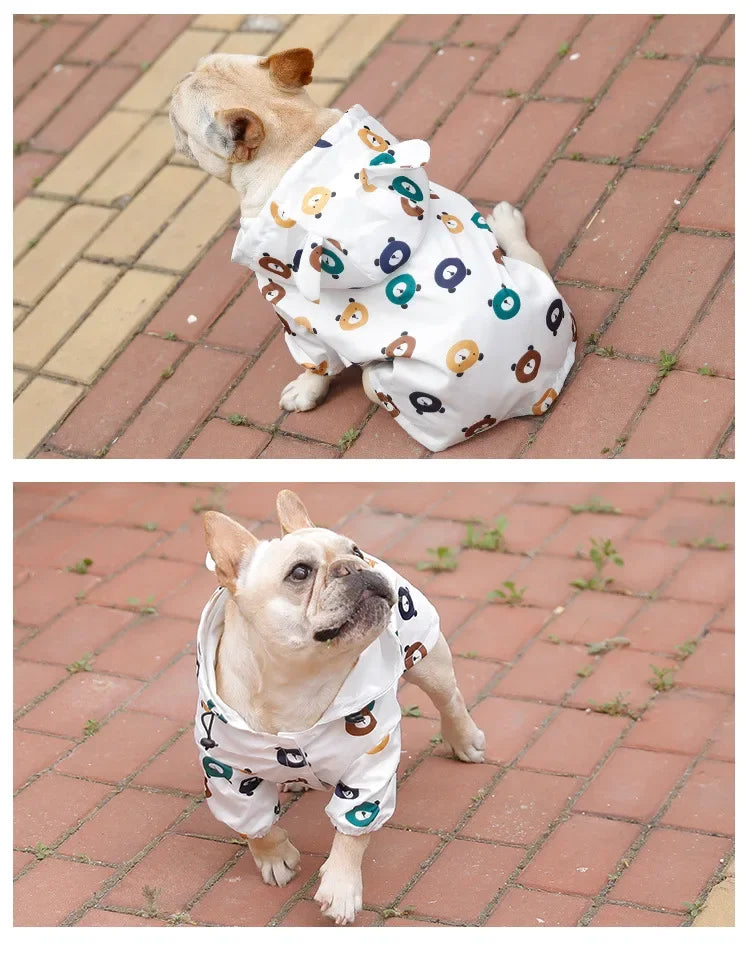 Waterproof Dog Raincoat NZ | Pug, French Bulldog, Poodle & Corgi Rain Jacket – PawNest
