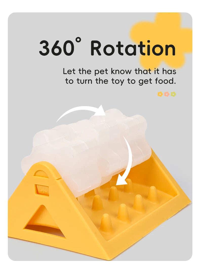 Slow Feeder Dog Puzzle Feeder NZ | Interactive Treat Dispenser & Rotating Food Toy for Dogs & Cats – PawNest