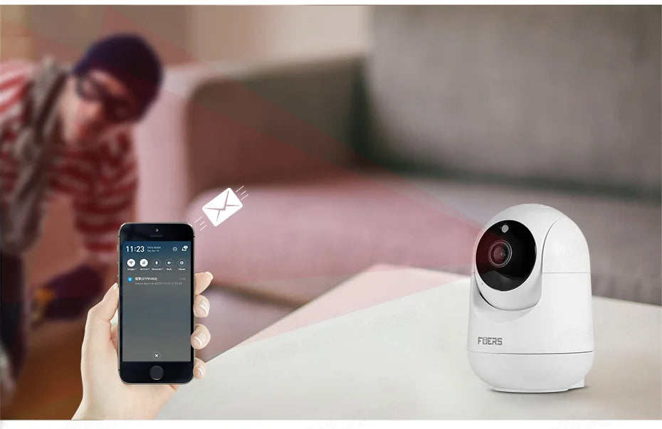 Tuya Smart Pet Camera 4K 8MP – WiFi, Night Vision, AI Alerts