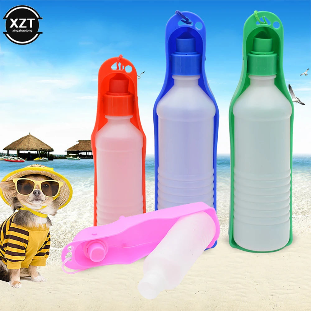 Portable Dog Water Bottle – Foldable Travel Feeding Kettle