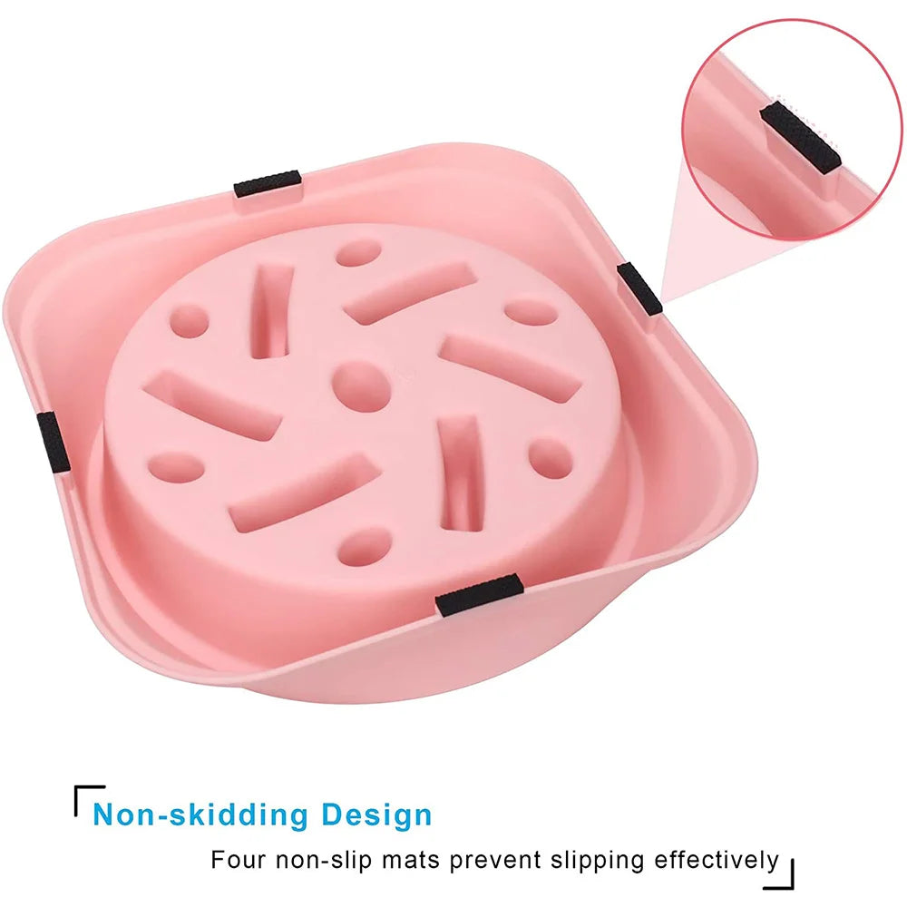 Non-Slip Slow Feeder Dog Bowl NZ | Puzzle Anti-Gulping Food Dish for Medium Dogs – PawNestedium Small Dogs Puppy