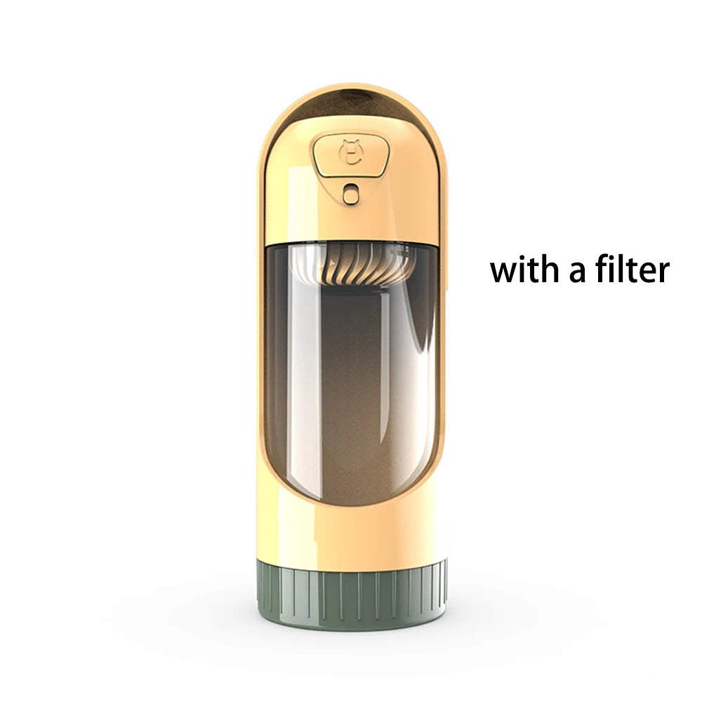 Portable Pet Water Bottle – Travel Feeder for Dogs & Cats