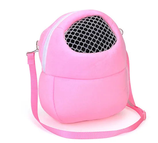 Small Animal Carrier Bag NZ | Breathable Travel Cage for Rabbit, Hamster, Chinchilla, Guinea Pig & Pet Rat – Warm & Portable