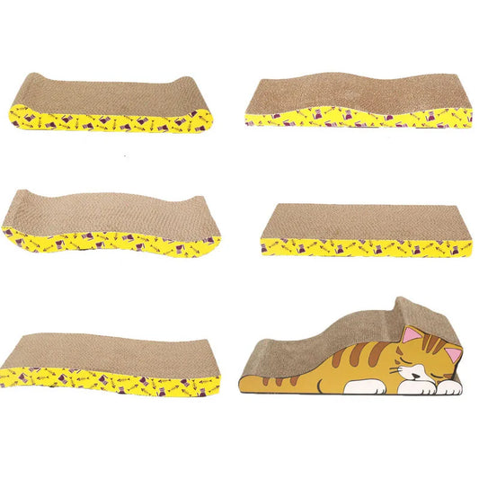 Wearable Cat Scratcher Toy NZ | Cardboard Claw Grinder & Scraping Board for Cats – PawNest