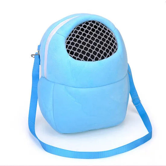 Small Animal Carrier Bag NZ | Breathable Travel Cage for Rabbit, Hamster, Chinchilla, Guinea Pig & Pet Rat – Warm & Portable
