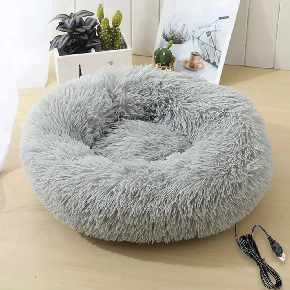 USB Heated Cat Bed NZ | Washable & Easy-Clean Small Pet Heating Pad – PawNest