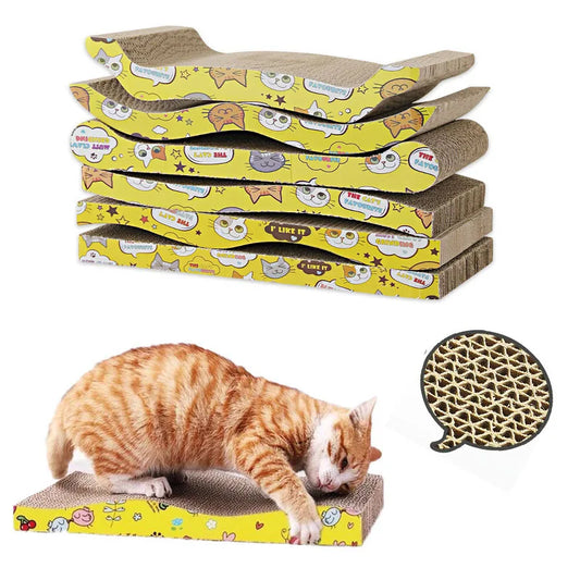 Wearable Cat Scratcher Toy NZ | Cardboard Claw Grinder & Scraping Board for Cats – PawNest