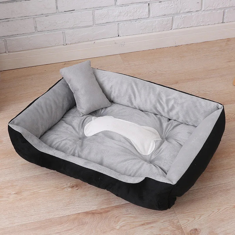 Soft Sofa Dog Bed NZ | Warm Fleece Pet Bed with Waterproof Bottom – Small to Large Dogs & Cats – PawNest