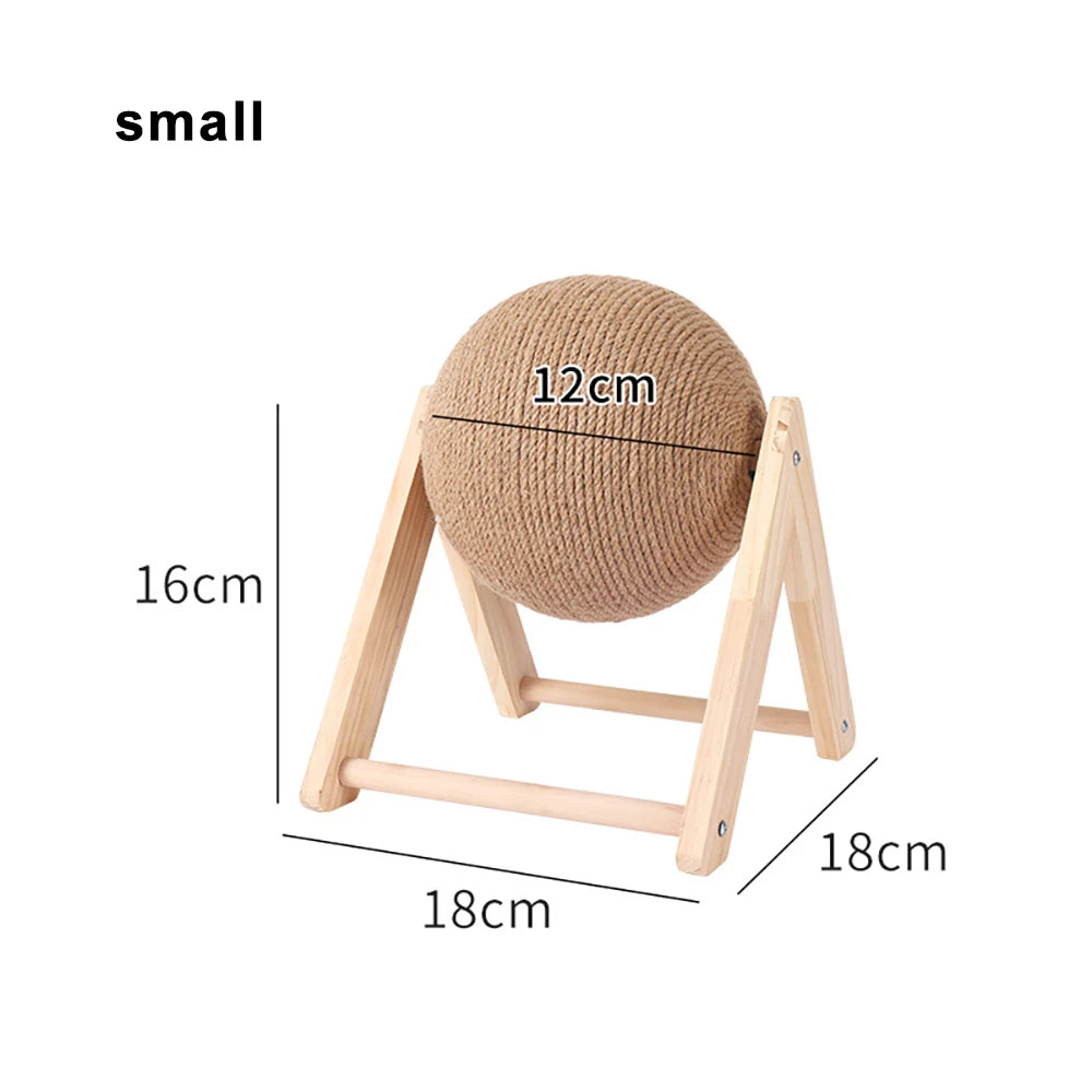 Cat Scratching Ball Toy NZ | Sisal Rope Claw Grinder & Durable Cat Scratcher – PawNest